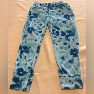 Wonder Nation Blue Tie-Dye Sweatpants Pajamas‎